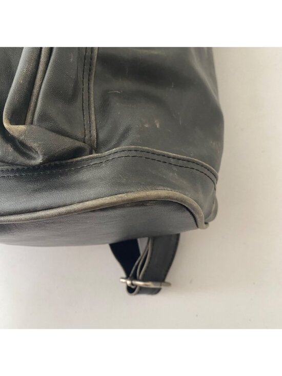 Vintage Guess USA Backpack Flap Bag Pockets Black main image 6
